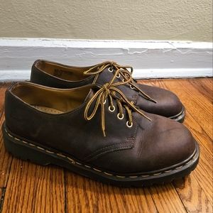 Vintage Dr. Martens 1561 Made in England Oxford Loafer Men's Sz 10 Brown Leather